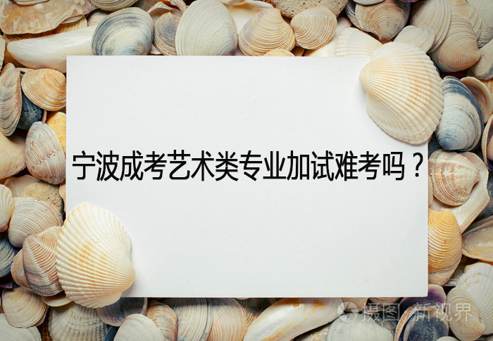 宁波成考艺术类专业加试难吗？